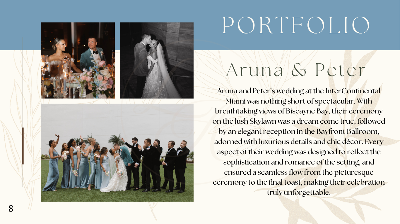 Aruna and Peter wedding portfolio